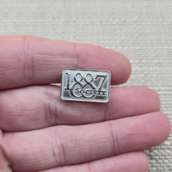 Sterling Silver 1887 Society Pin A5415 - Picture 1 of 5